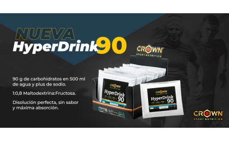 Nueva HyperDrink 90, bebida muy alta en carbohidratos (90g/500ml)